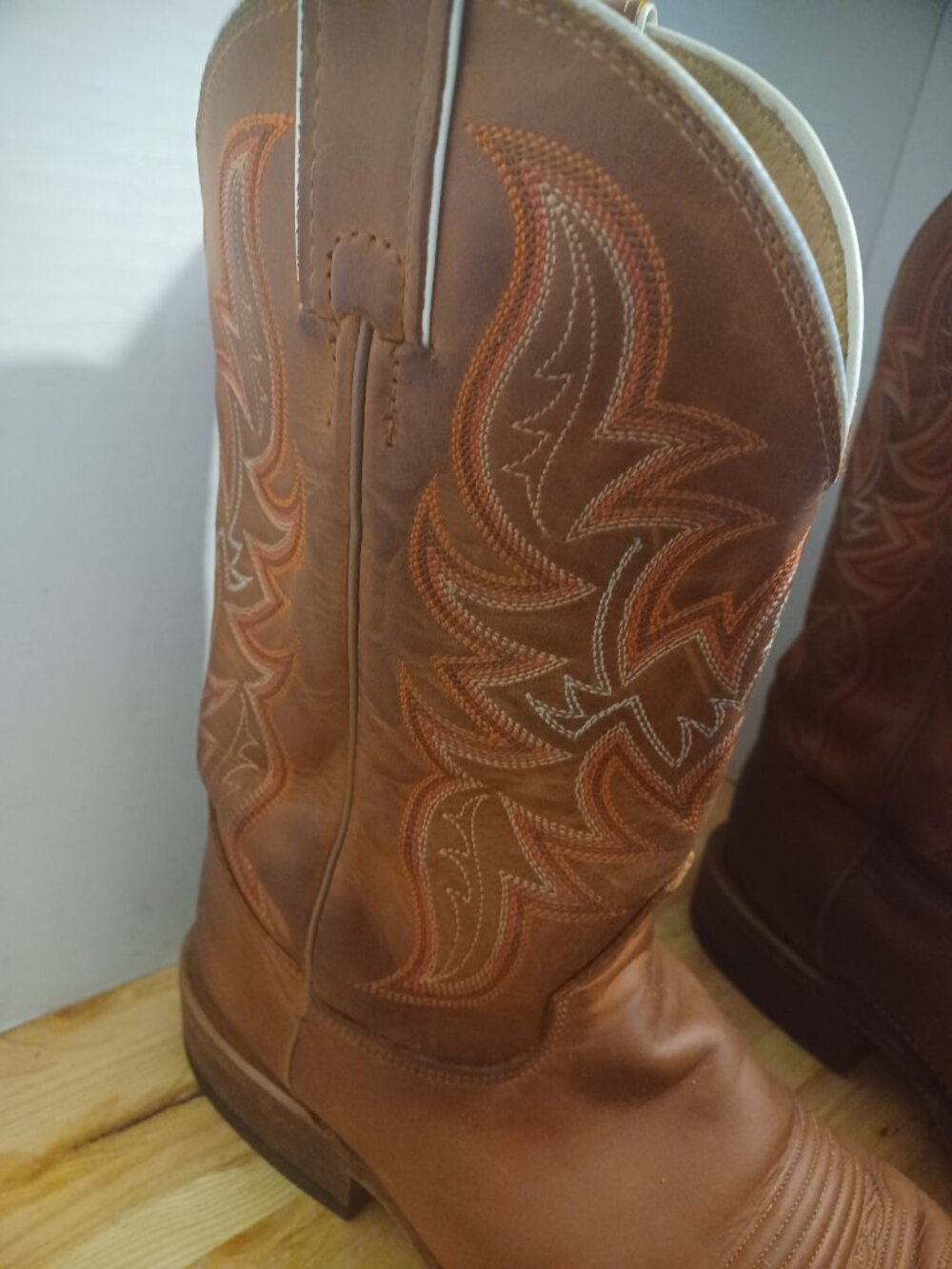 Vintage Justin Western Boots Men size 10 1/2 - Picture 9 of 16